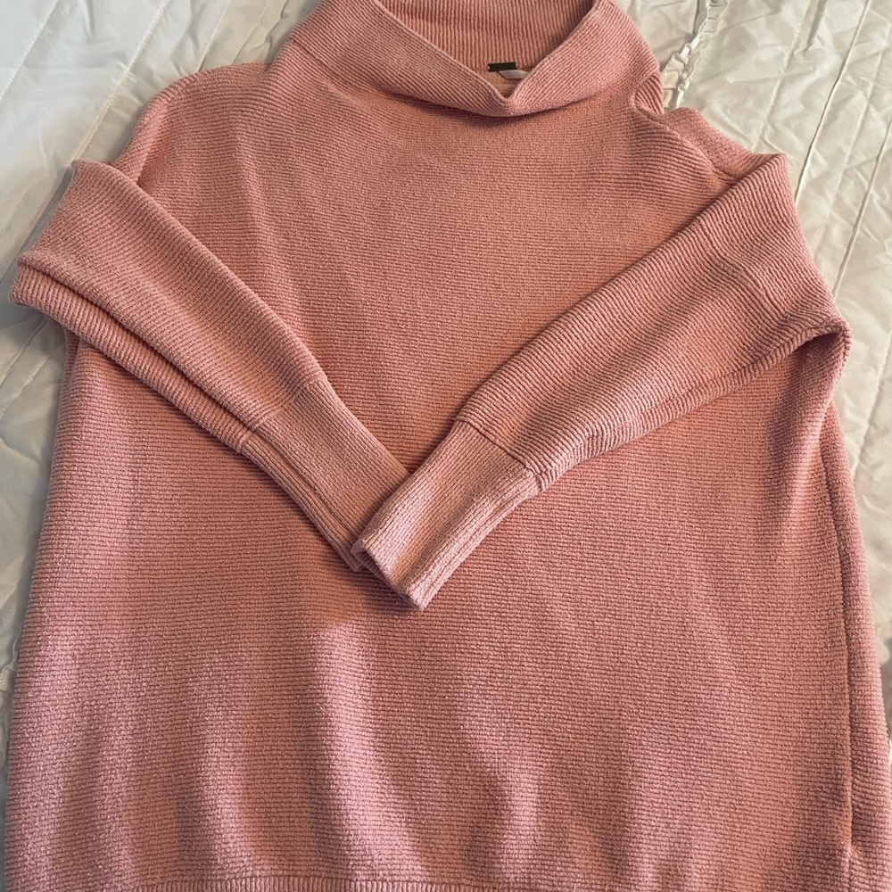 Free People Ottoman Slouchy Tunic in “Dusty Pink Sand”. XS.